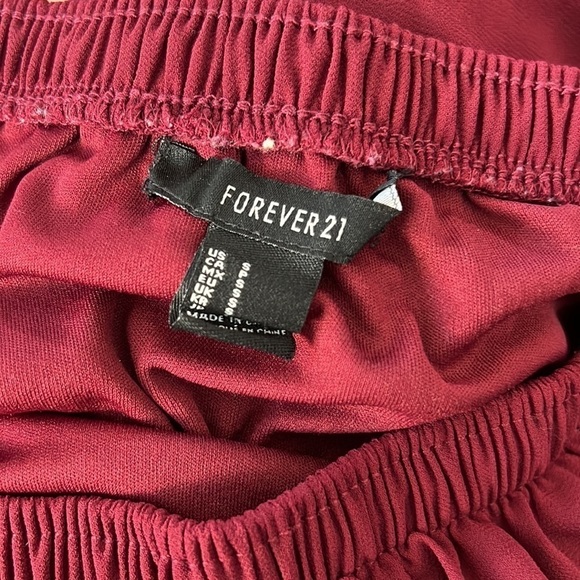 Forever 21 Red Maxi Skirt size : small - Picture 3 of 3